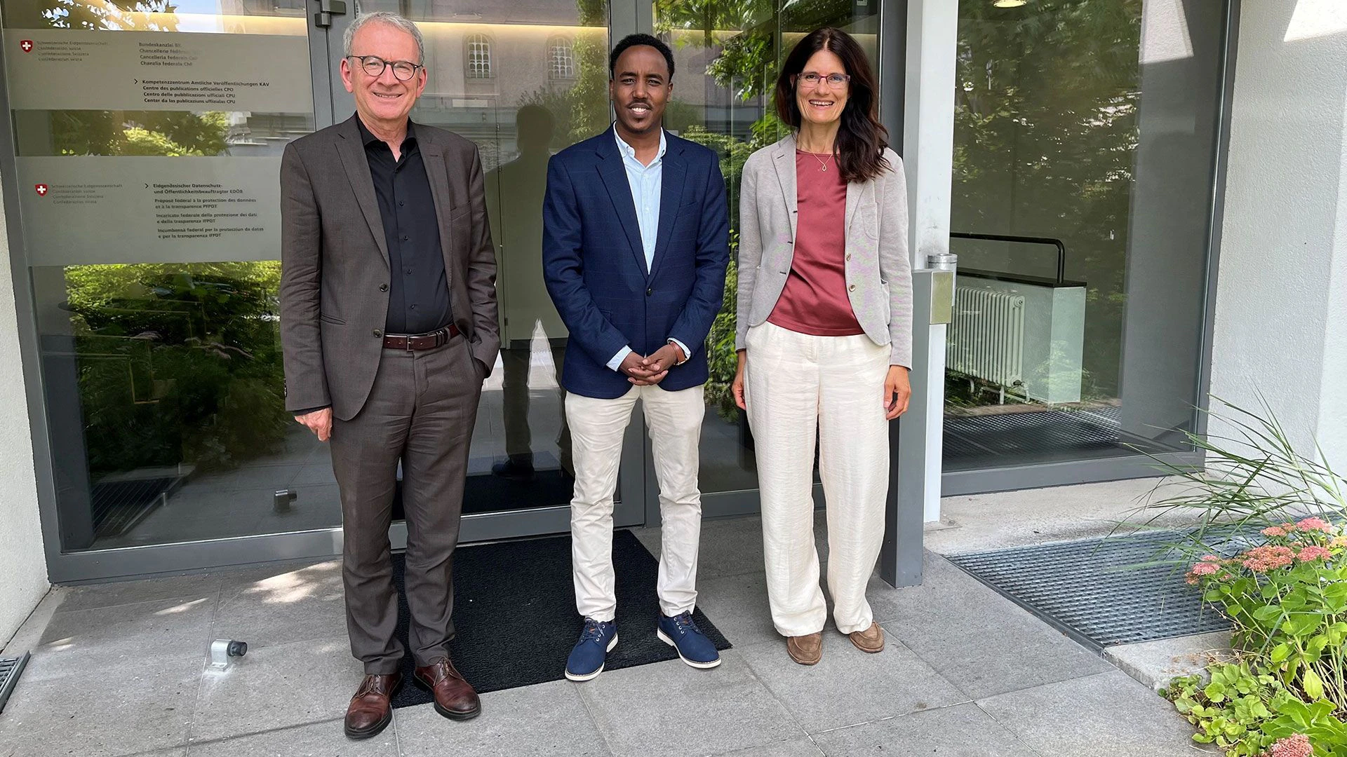 Adrian Lobsiger, Mohamed Ali, Caroline Gloor Scheidegger